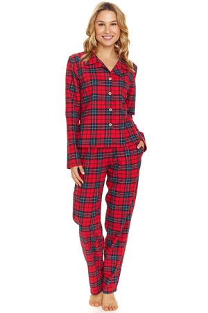 Piżama Doctor Nap PM.7125 red check