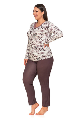 Piżama Moraj PDD5500-004 beige Plus Size