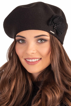 Vivisence 7036 Nakrycie głowy beret, czarny